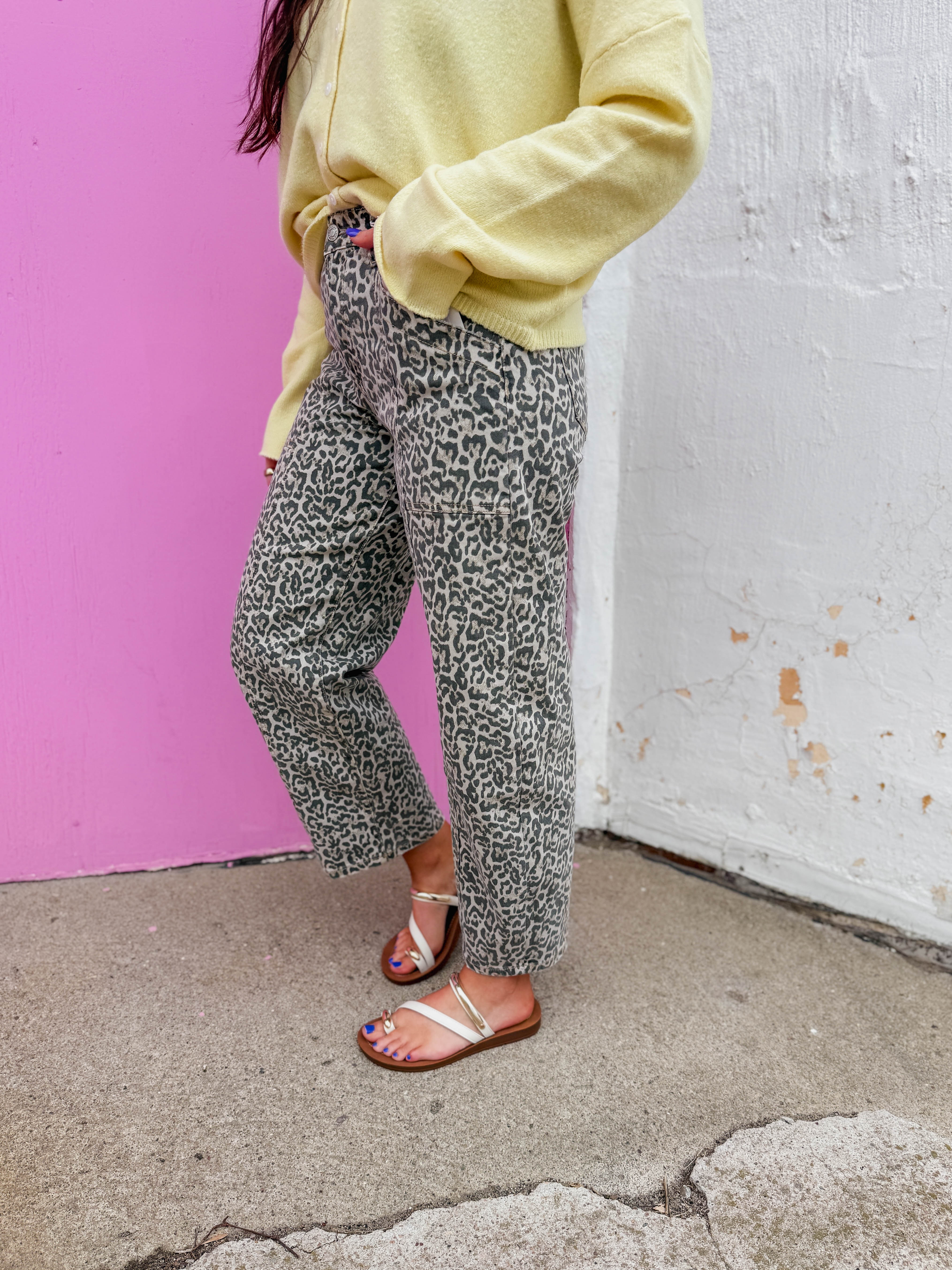 Wild Thing Leopard Barrel Denim - Image 9
