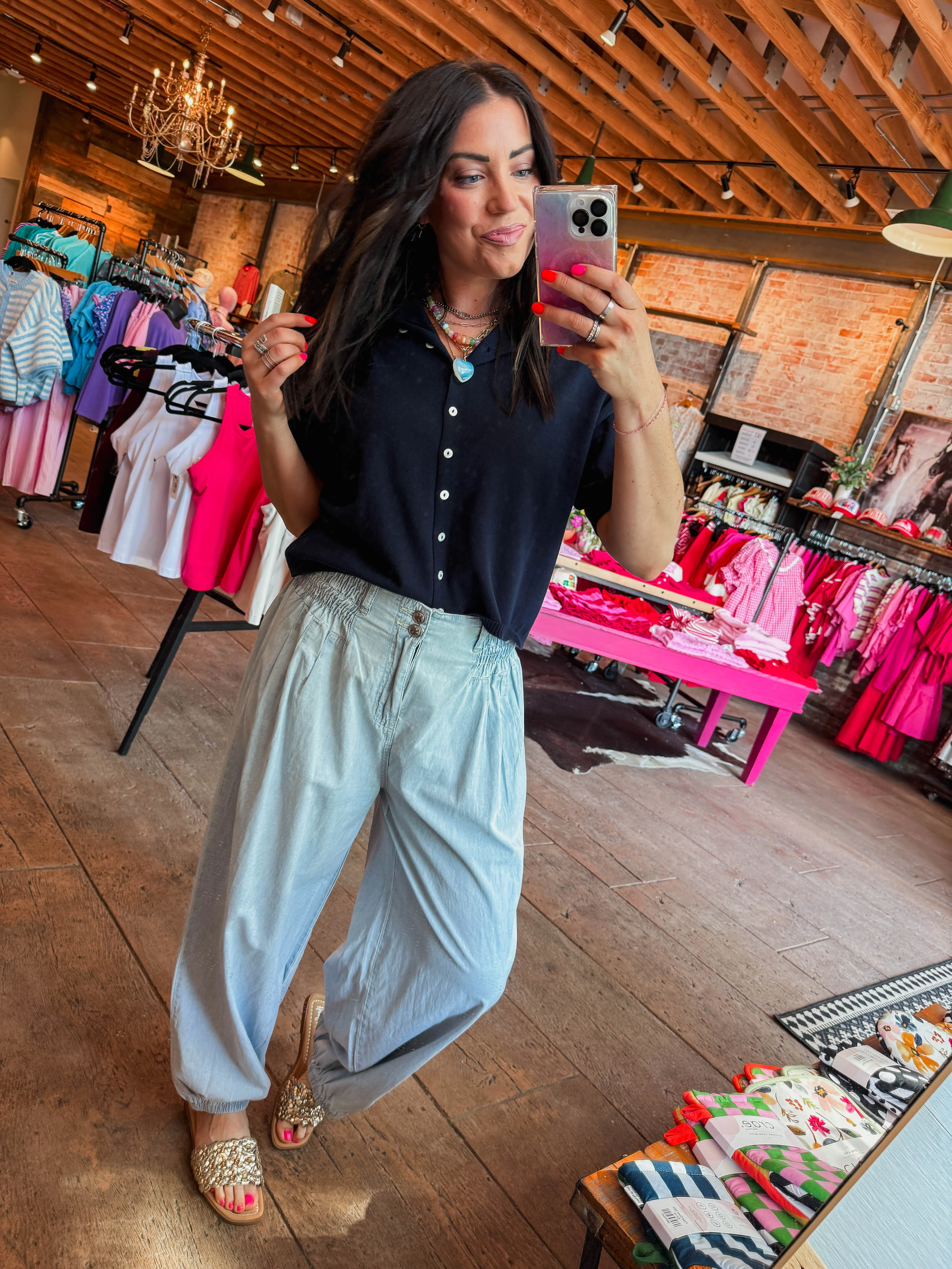 Wrenley Denim Joggers - Image 9
